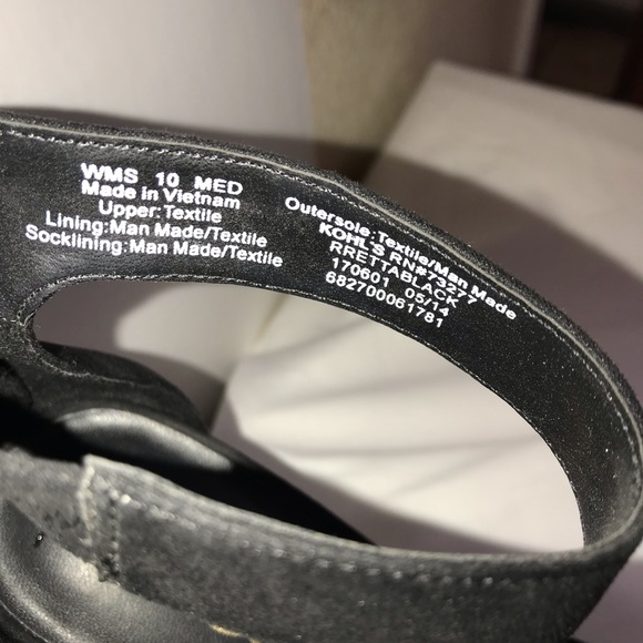 ROCK & REPUBLIC STRAP OPEN TOE HEELS Sz 10 - Picture 4 of 8